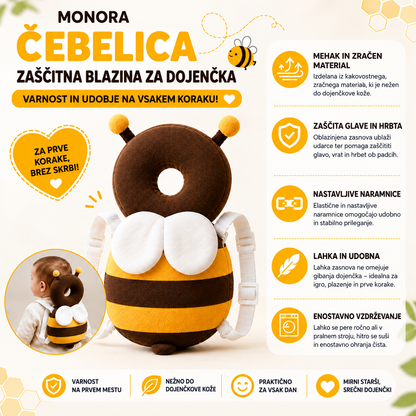 MONORA - Blazina za Zaščito Glave in Hrbta za Dojenčke